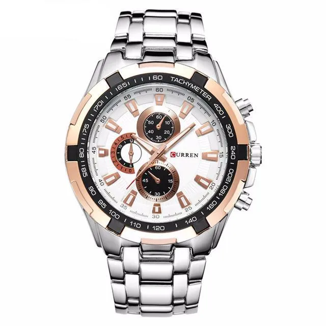 Quartz Full Steel Waterproof Watch