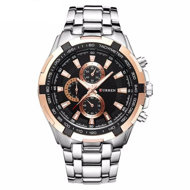 Quartz Full Steel Waterproof Watch