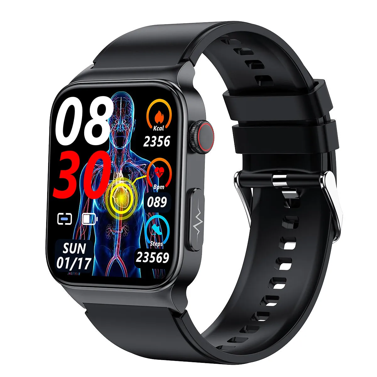 Real-Time Noninvasive Blood Glucose Heart Rate Blood Pressure Blood Oxygen ECG Monitoring Exercise