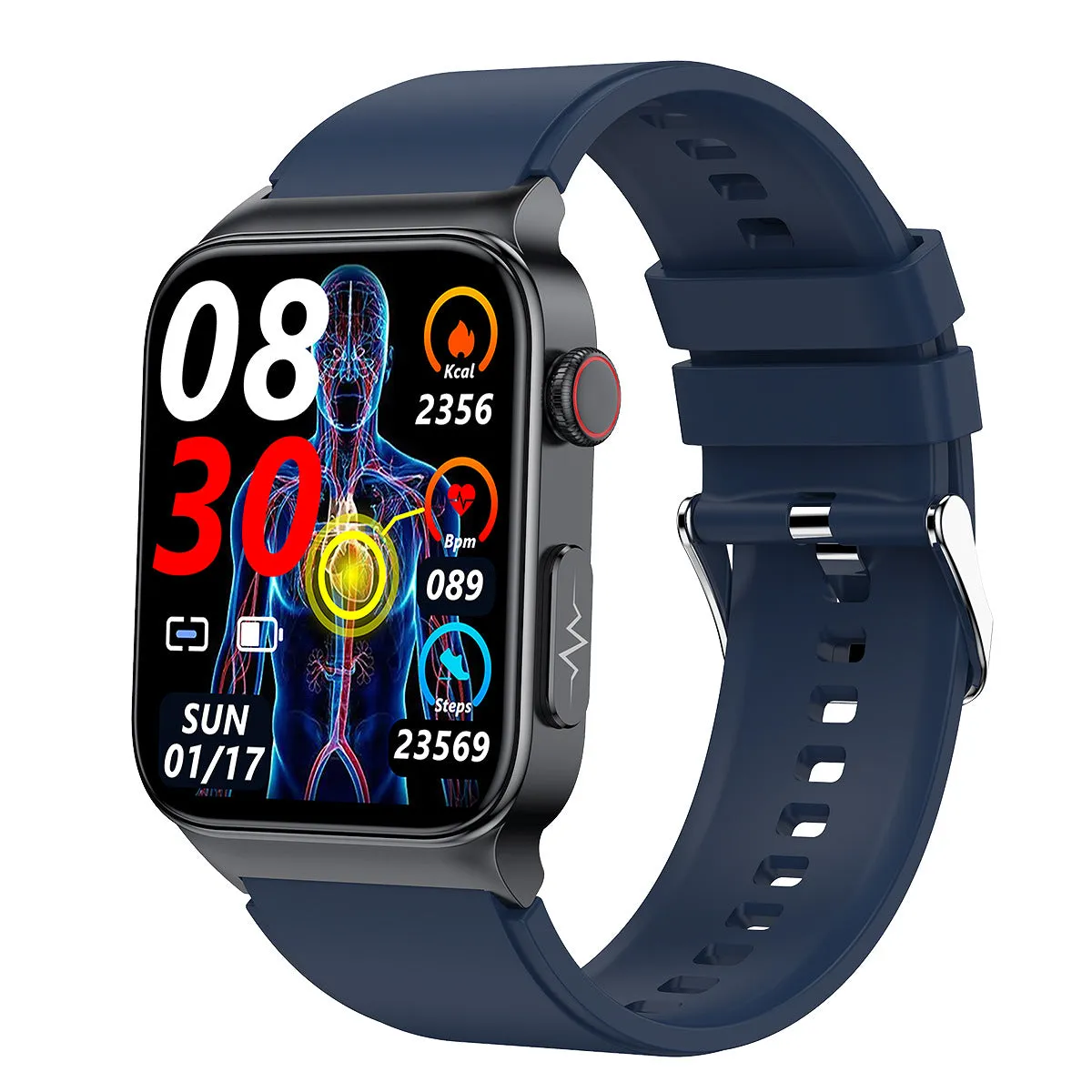 Real-Time Noninvasive Blood Glucose Heart Rate Blood Pressure Blood Oxygen ECG Monitoring Exercise