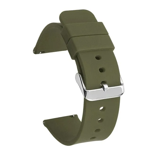 Replacement Silicone Watch Straps compatible with Garmin Lily 2