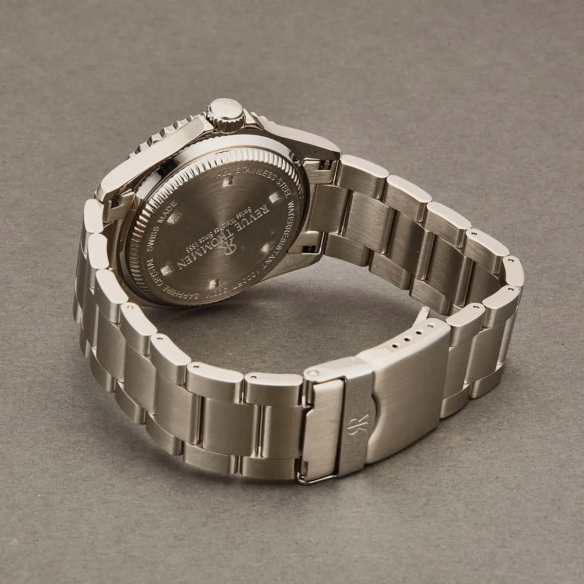 Revue Thommen Men's 17571.2126 'Diver' Silver Dial Stainless Steel Bracelet Swiss Automatic Watch