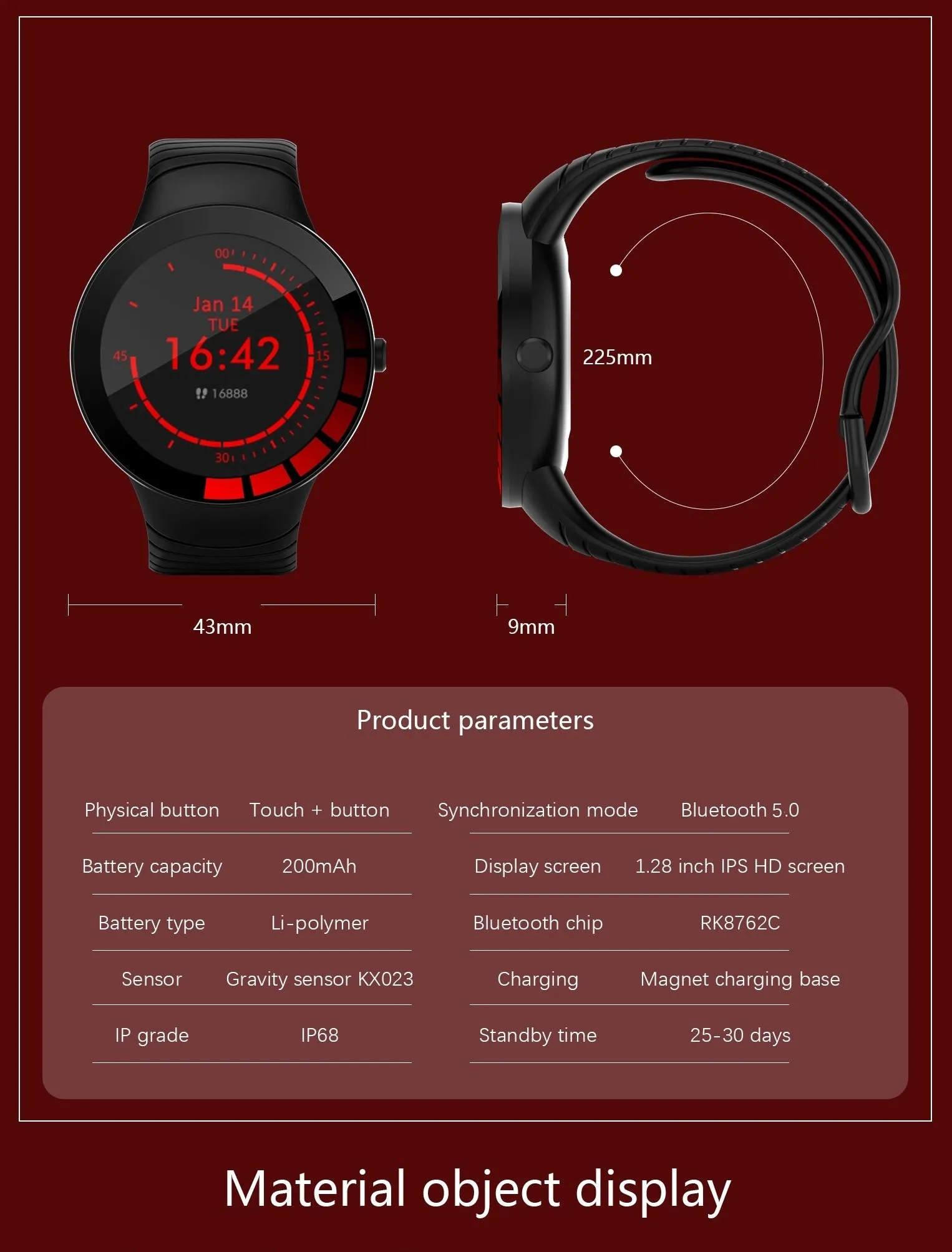 Rnoir Sports Smartwatch