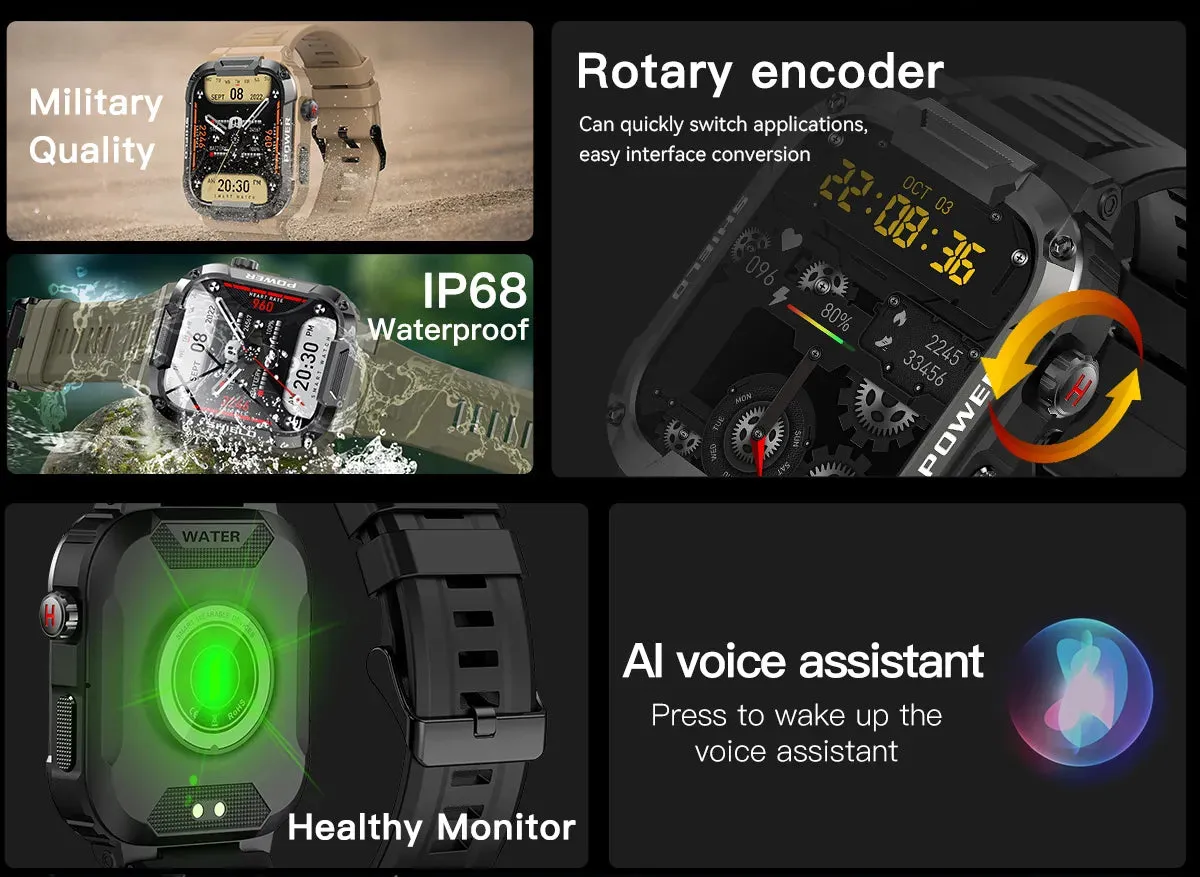 Robust Extremely Durable Waterproof Smartwatch
