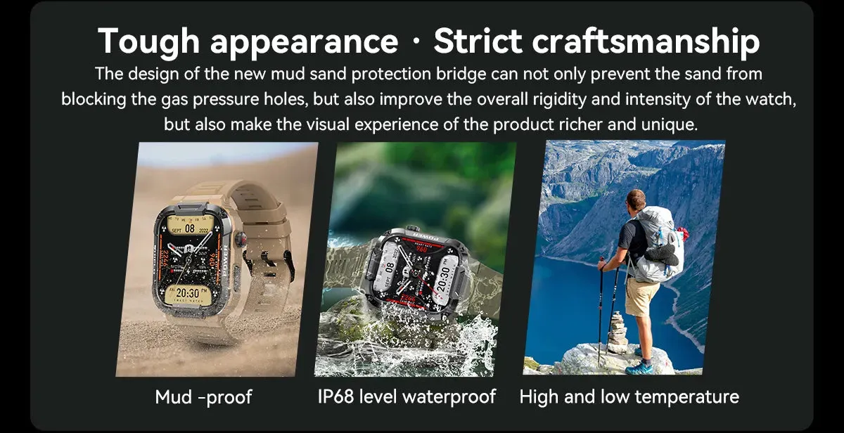 Robust Extremely Durable Waterproof Smartwatch