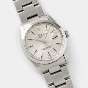 Rolex Datejust Reference 16000 Silver Soleil Dial