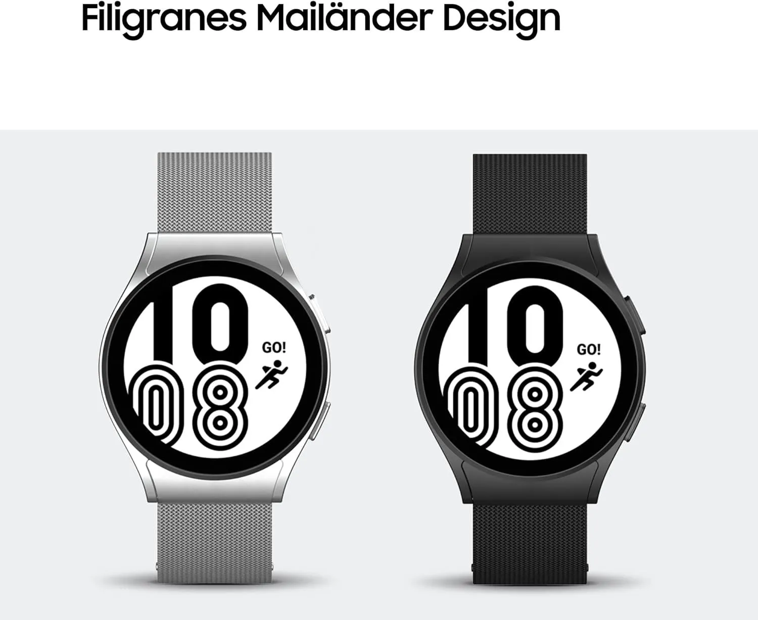 Samsung Galaxy Watch 4 Milanese Band 20mm S/M Black - GP-TYR860SAABW