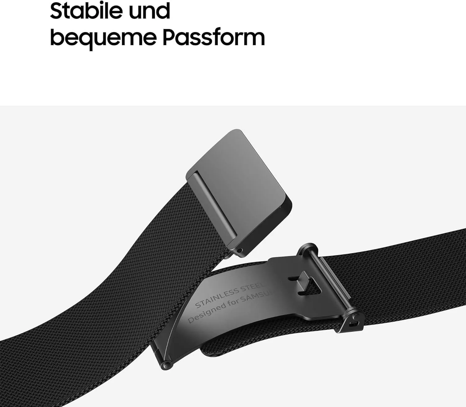 Samsung Galaxy Watch 4 Milanese Band 20mm S/M Black - GP-TYR860SAABW