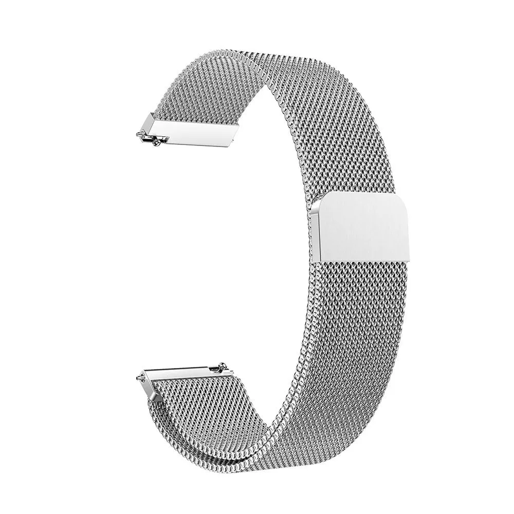Samsung Galaxy Watch 6 (40mm/44mm) / 6 Classic (43mm/47mm) Stainless Steel Magnetic Milanese Band - Silver
