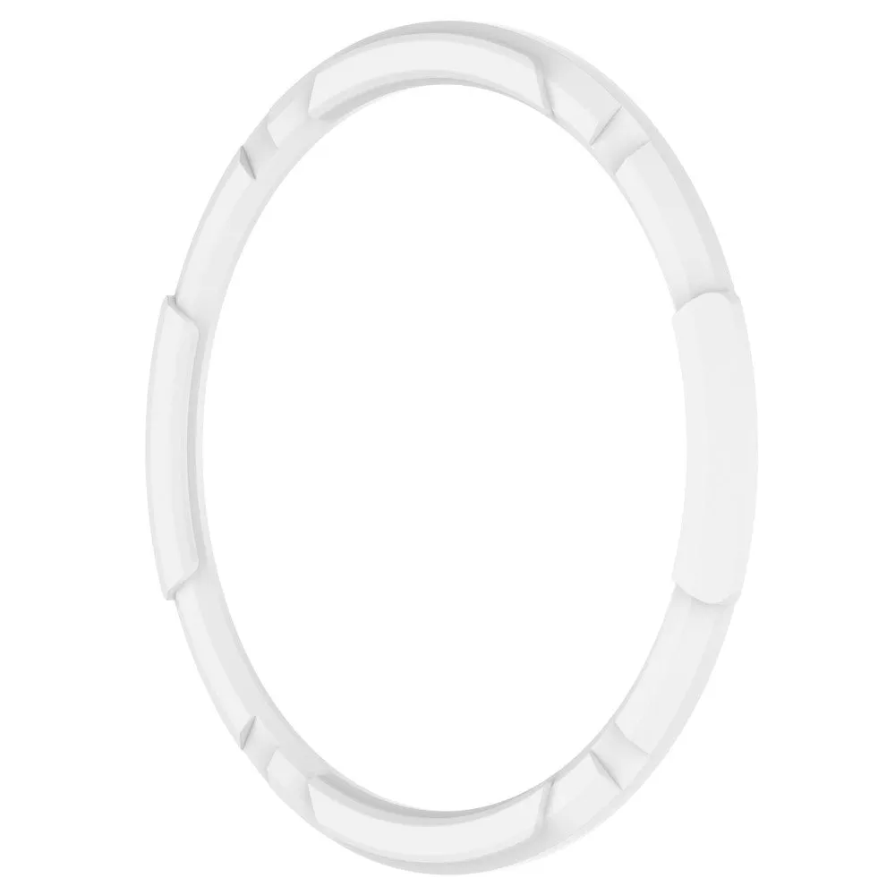Samsung Galaxy Watch 6 Classic (43mm) rubber bumper case with bezel ring - white