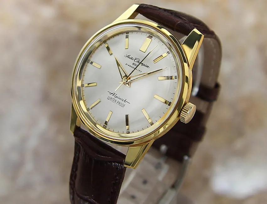 Seiko Champion Alpinist Mint 1960 Gold Plate Manual 35mm Men's Watch