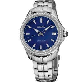 Seiko Coutura Collection 34mm Quartz Watch with Diamonds