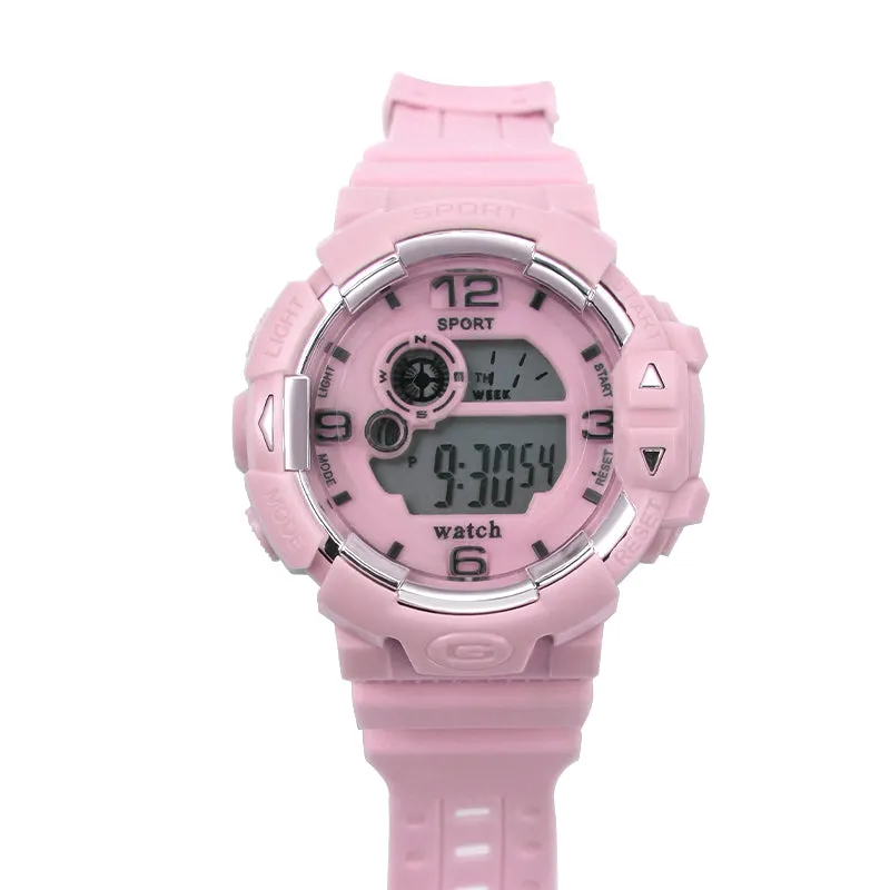 Sidiou Group Dropshipping Fashion Women's Simple Sports Waterproof Luminous Electronic Digital Watch Multifunction Student Alarm Wristwatch