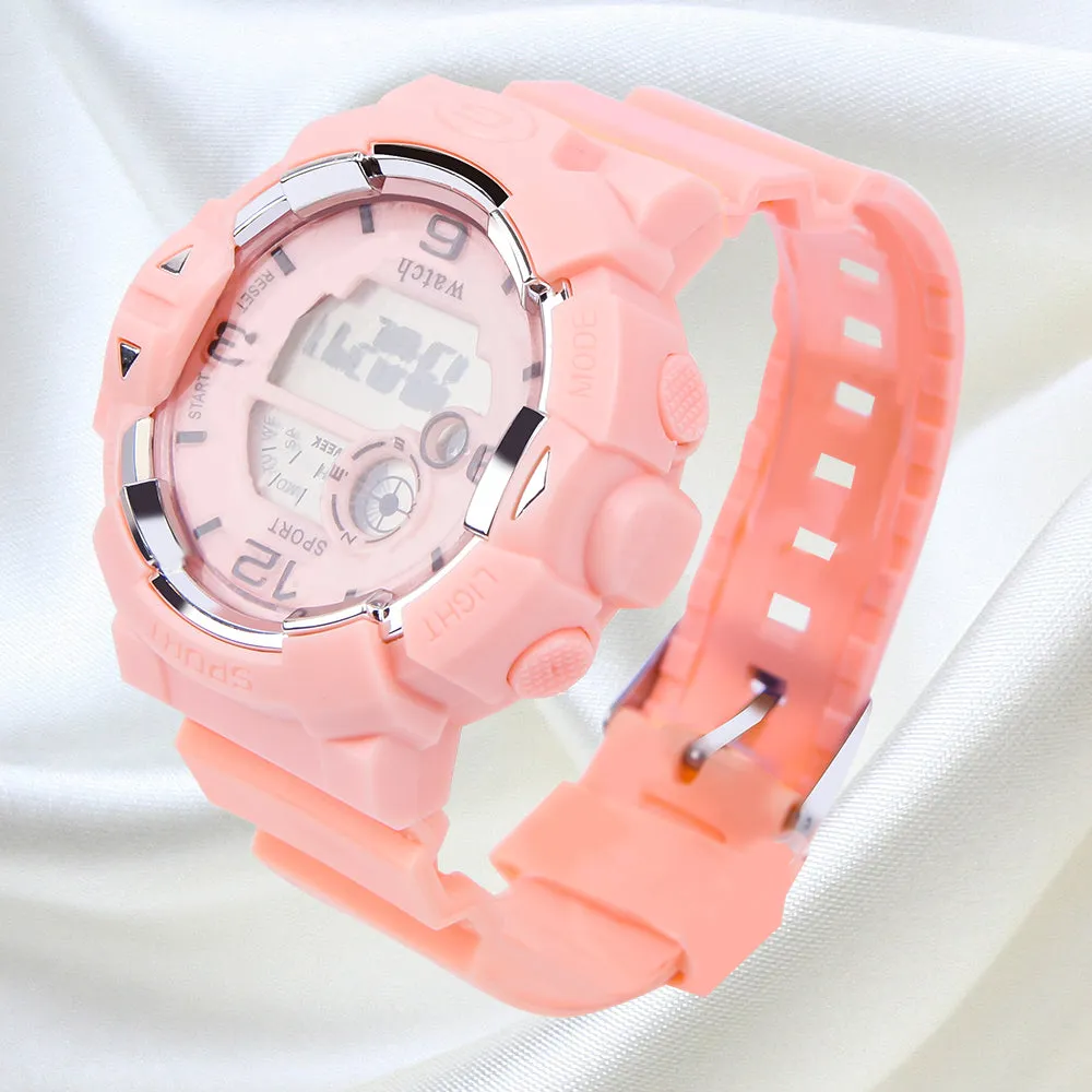 Sidiou Group Dropshipping Fashion Women's Simple Sports Waterproof Luminous Electronic Digital Watch Multifunction Student Alarm Wristwatch