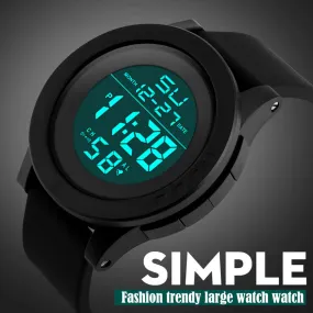 Sidiou Group Fashion LED 50m Waterproof Men's Digital Wristwatches Automatic Date Outdoor Sports Watch Male Smart Business Electronic Watches