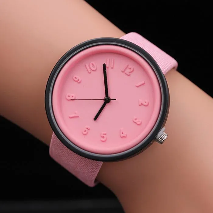 Sidiou Group Quartz Artificial Analog Bangle Fashion Round Band Wrist Leather Bracelet New Watch