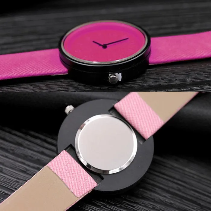 Sidiou Group Quartz Artificial Analog Bangle Fashion Round Band Wrist Leather Bracelet New Watch
