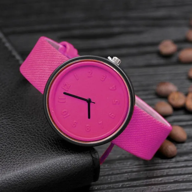 Sidiou Group Quartz Artificial Analog Bangle Fashion Round Band Wrist Leather Bracelet New Watch