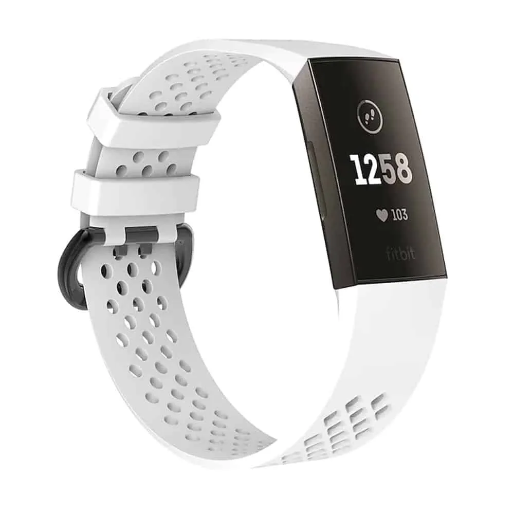 Silicone Band for Fitbit Charge 3(M/L) - Frost Blue