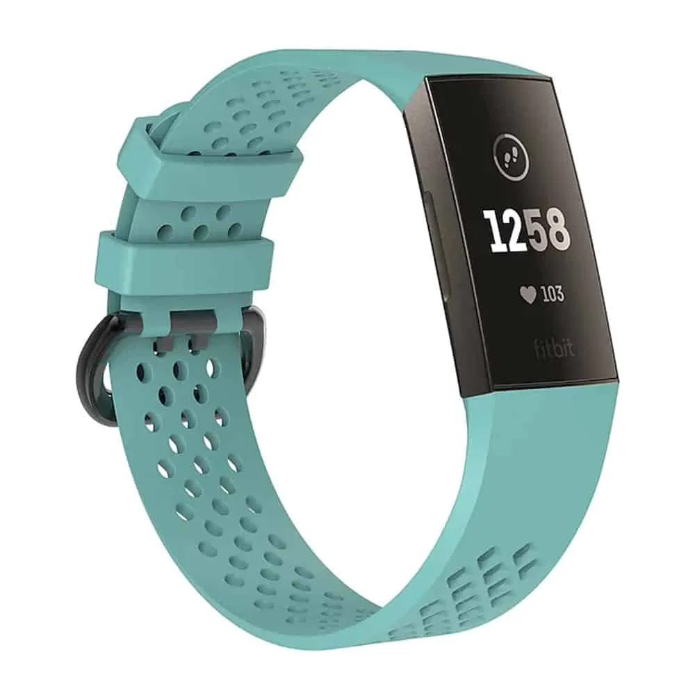 Silicone Band for Fitbit Charge 3(M/L) - Frost Blue