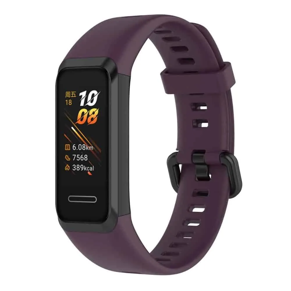 silicone band for Huawei Band 4 - Black