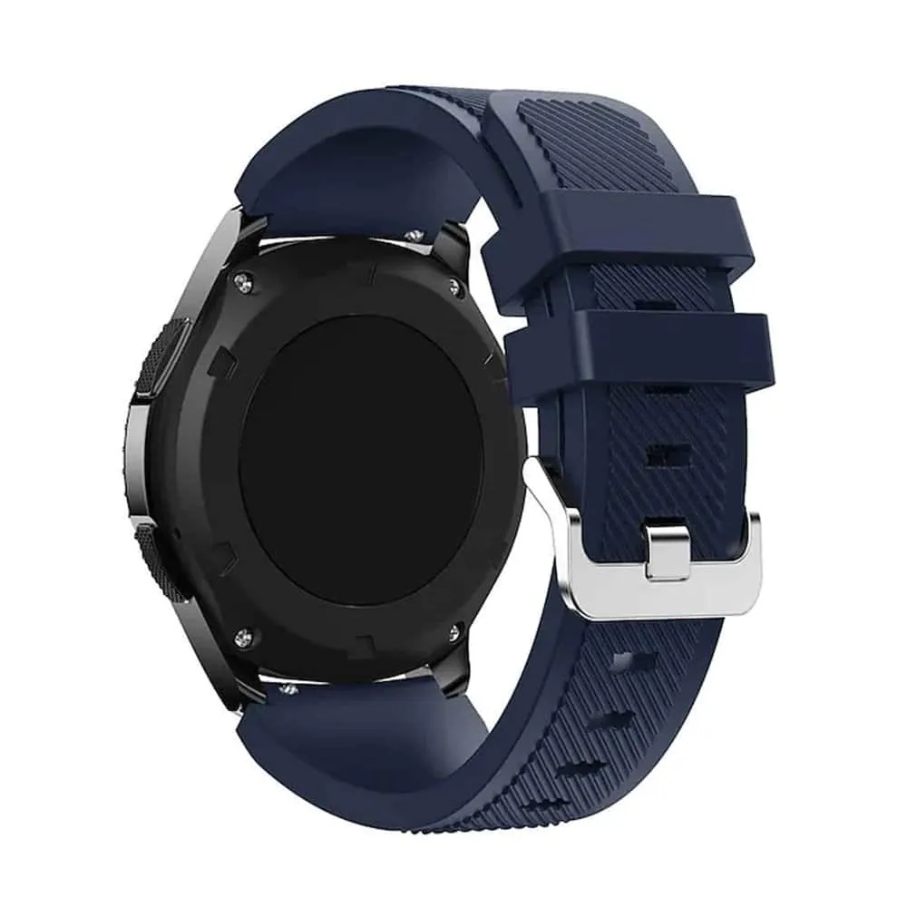 Silicone Strap For Samsung Gear S3 Frontier, Amazfit Stratos 2/2S Pace (S/M) - Yellow