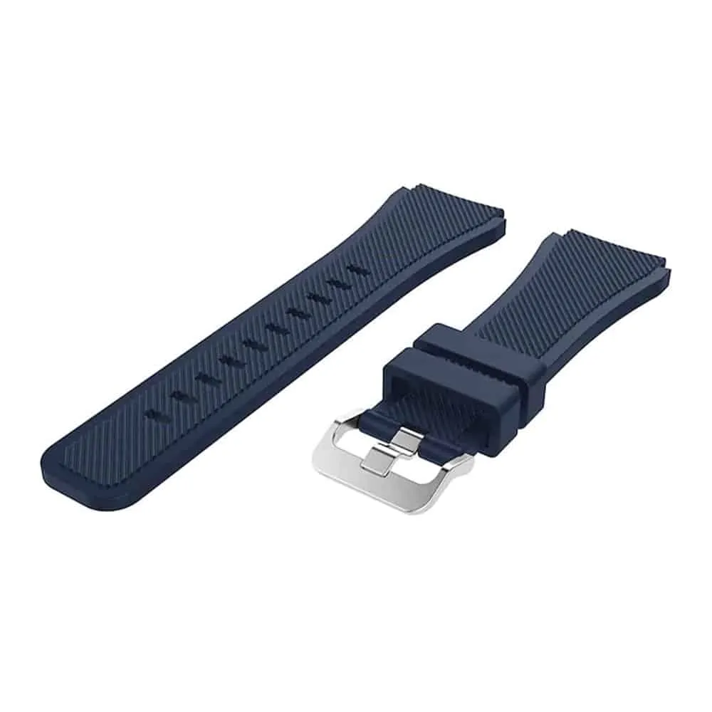 Silicone Strap For Samsung Gear S3 Frontier, Amazfit Stratos 2/2S Pace (S/M) - Yellow