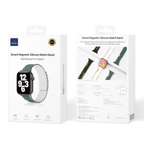 Smart Magnetic Silicone Watch Band Wi-WB010  42/44/45/49mm Army Green Gray