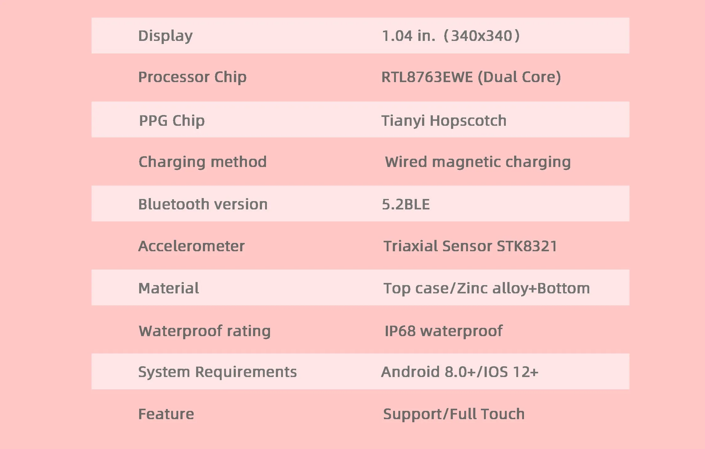 Smartini Mini Smart Watch