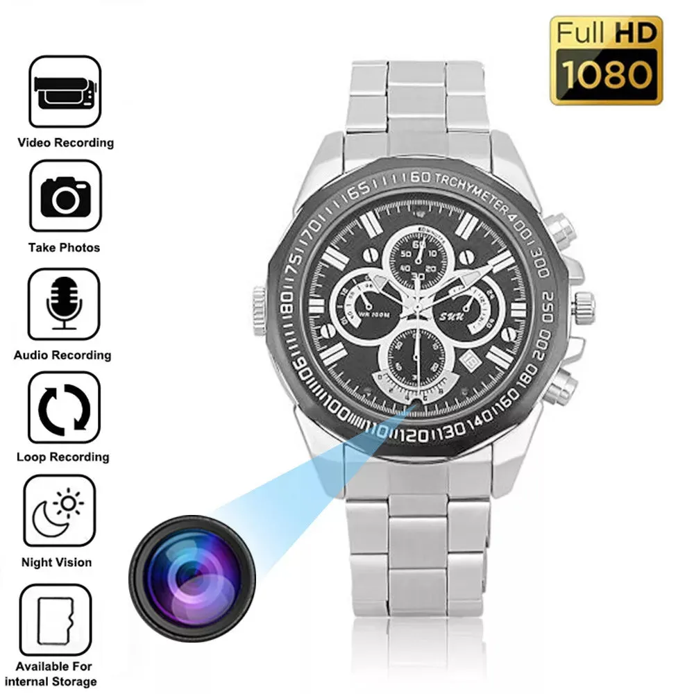 SpyCam Stylish Watch