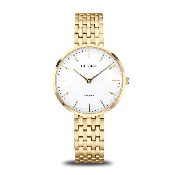 SS Titanium | polished gold | 19334-334