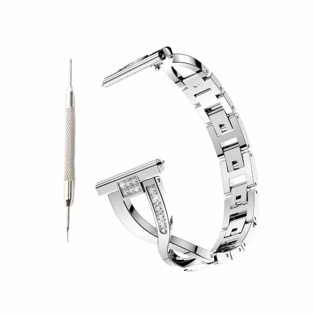 Stainless Steel Bracelet Strap for Fitbit Versa - Rose Gold