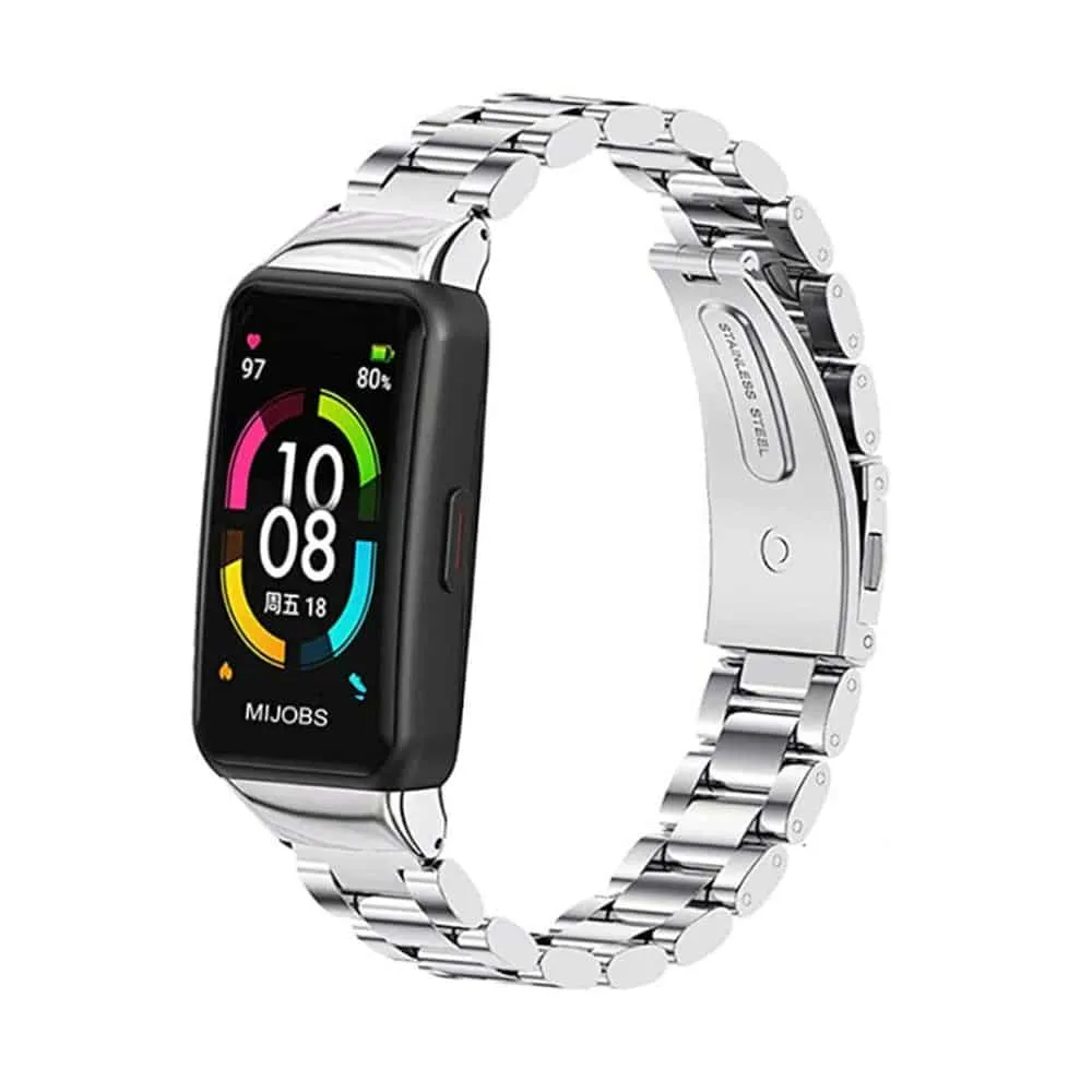 Stainless Steel Strap for Huawei band 6 - Rose Gold   Link removal tool