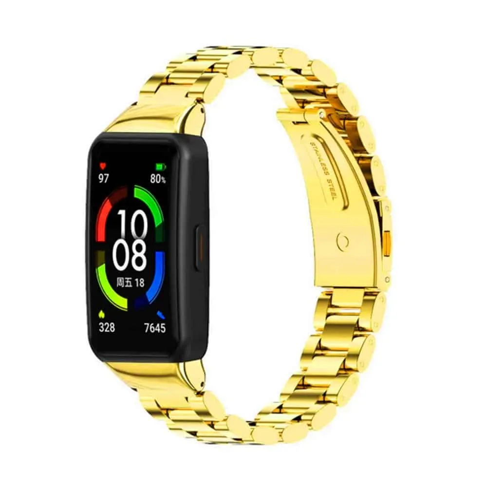 Stainless Steel Strap for Huawei band 6 - Rose Gold   Link removal tool