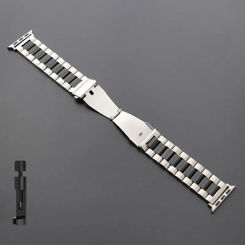 Stainless Steel Wristband for Apple Watch 8 7 SE 6 5 4 Ultra 49mm 40/44/42/38/41/45mm