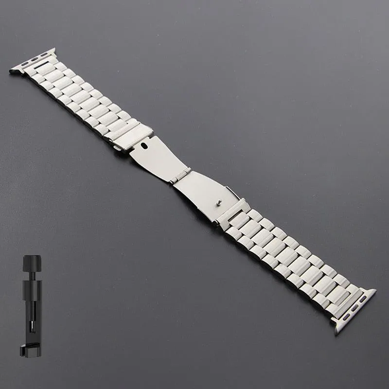 Stainless Steel Wristband for Apple Watch 8 7 SE 6 5 4 Ultra 49mm 40/44/42/38/41/45mm