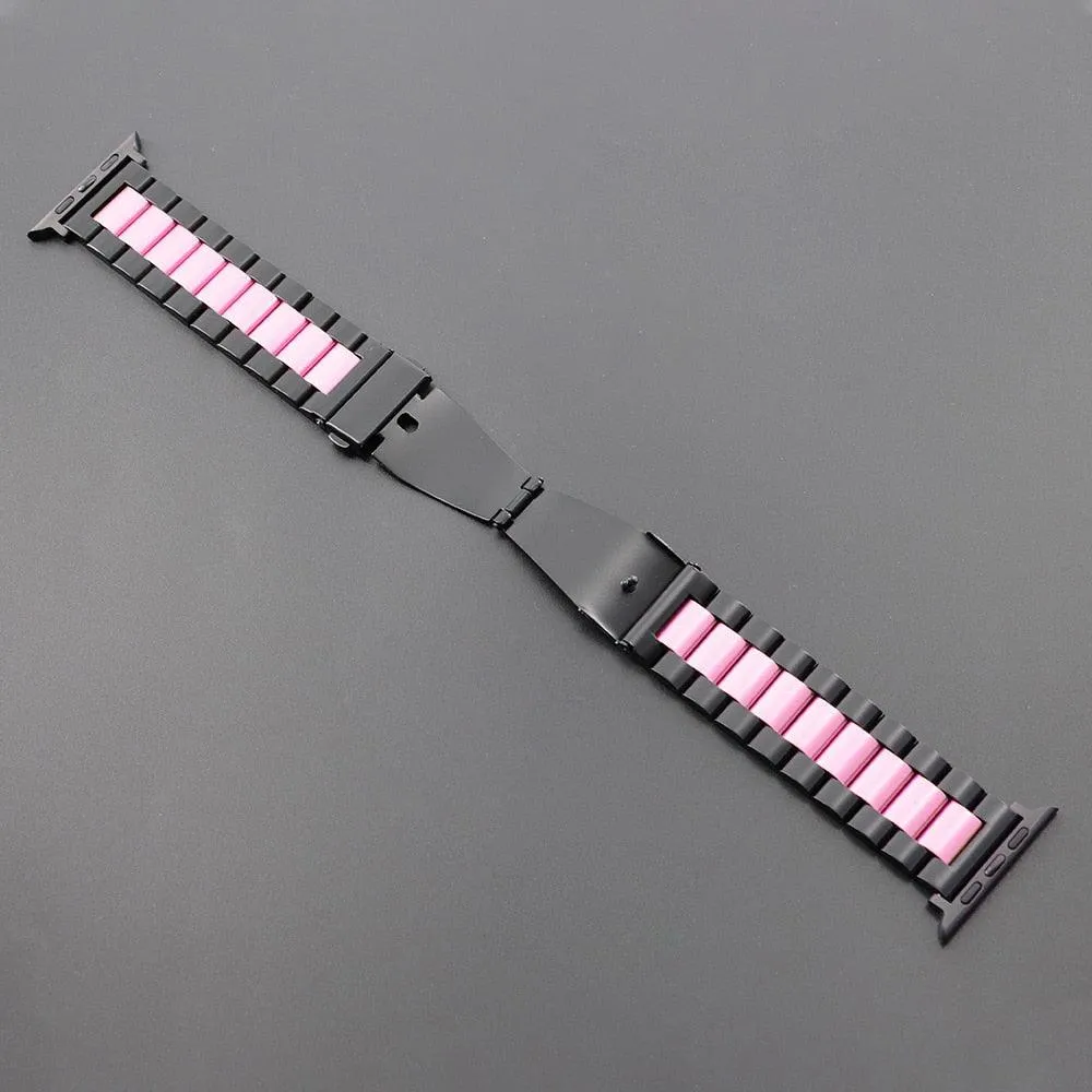 Stainless Steel Wristband for Apple Watch 8 7 SE 6 5 4 Ultra 49mm 40/44/42/38/41/45mm