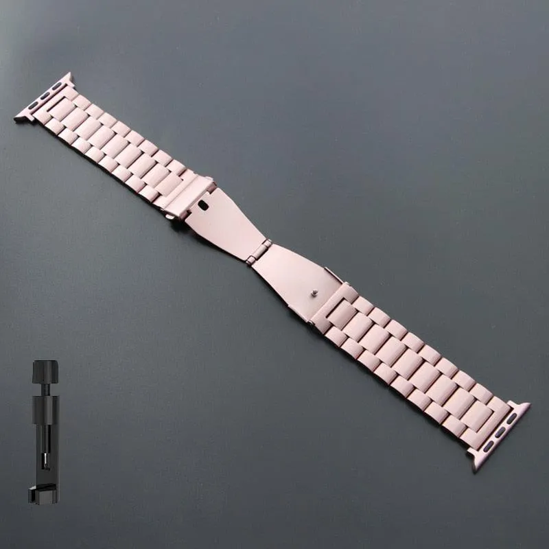 Stainless Steel Wristband for Apple Watch 8 7 SE 6 5 4 Ultra 49mm 40/44/42/38/41/45mm