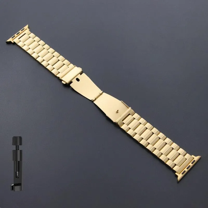 Stainless Steel Wristband for Apple Watch 8 7 SE 6 5 4 Ultra 49mm 40/44/42/38/41/45mm