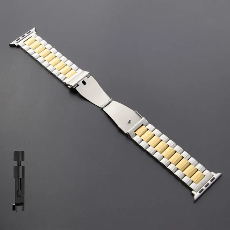 Stainless Steel Wristband for Apple Watch 8 7 SE 6 5 4 Ultra 49mm 40/44/42/38/41/45mm