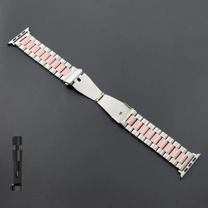 Stainless Steel Wristband for Apple Watch 8 7 SE 6 5 4 Ultra 49mm 40/44/42/38/41/45mm