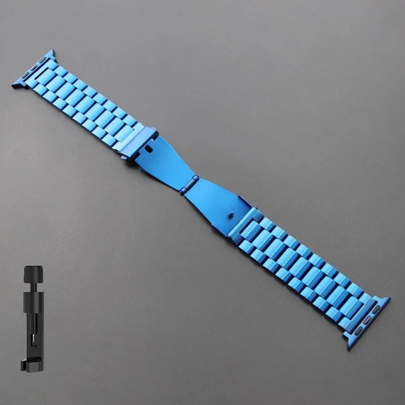 Stainless Steel Wristband for Apple Watch 8 7 SE 6 5 4 Ultra 49mm 40/44/42/38/41/45mm