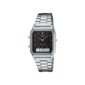 Steel Vintage Duo Watch - AQ230A-1D
