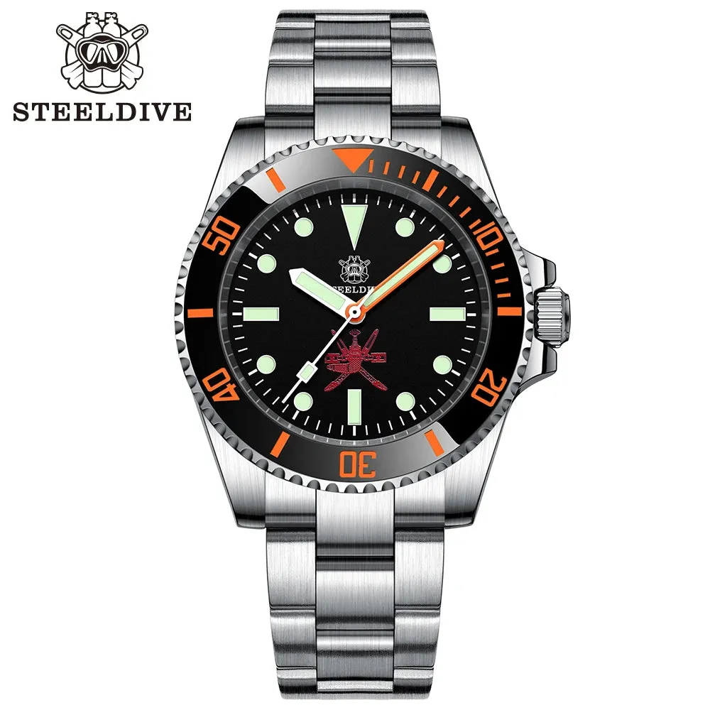 STEELDIVE SD1954C automatic mechanical 200m waterproof dive watch with NH35