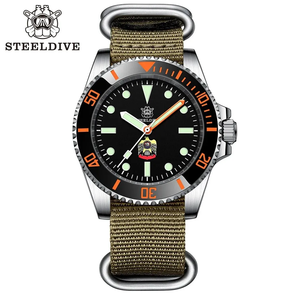 STEELDIVE SD1954C automatic mechanical 200m waterproof dive watch with NH35