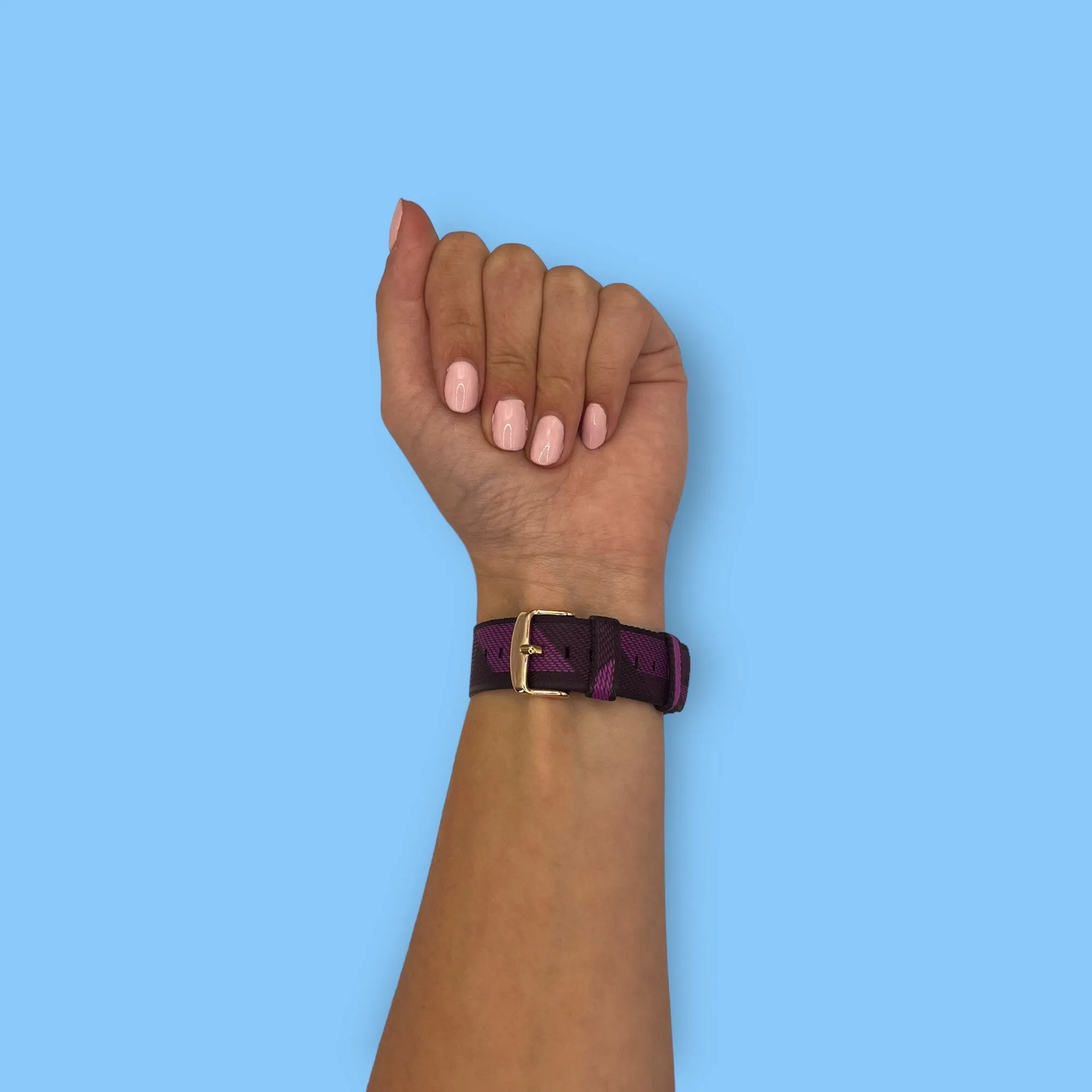 Stylish Canvas Watch Straps Compatible with Ticwatch GTX