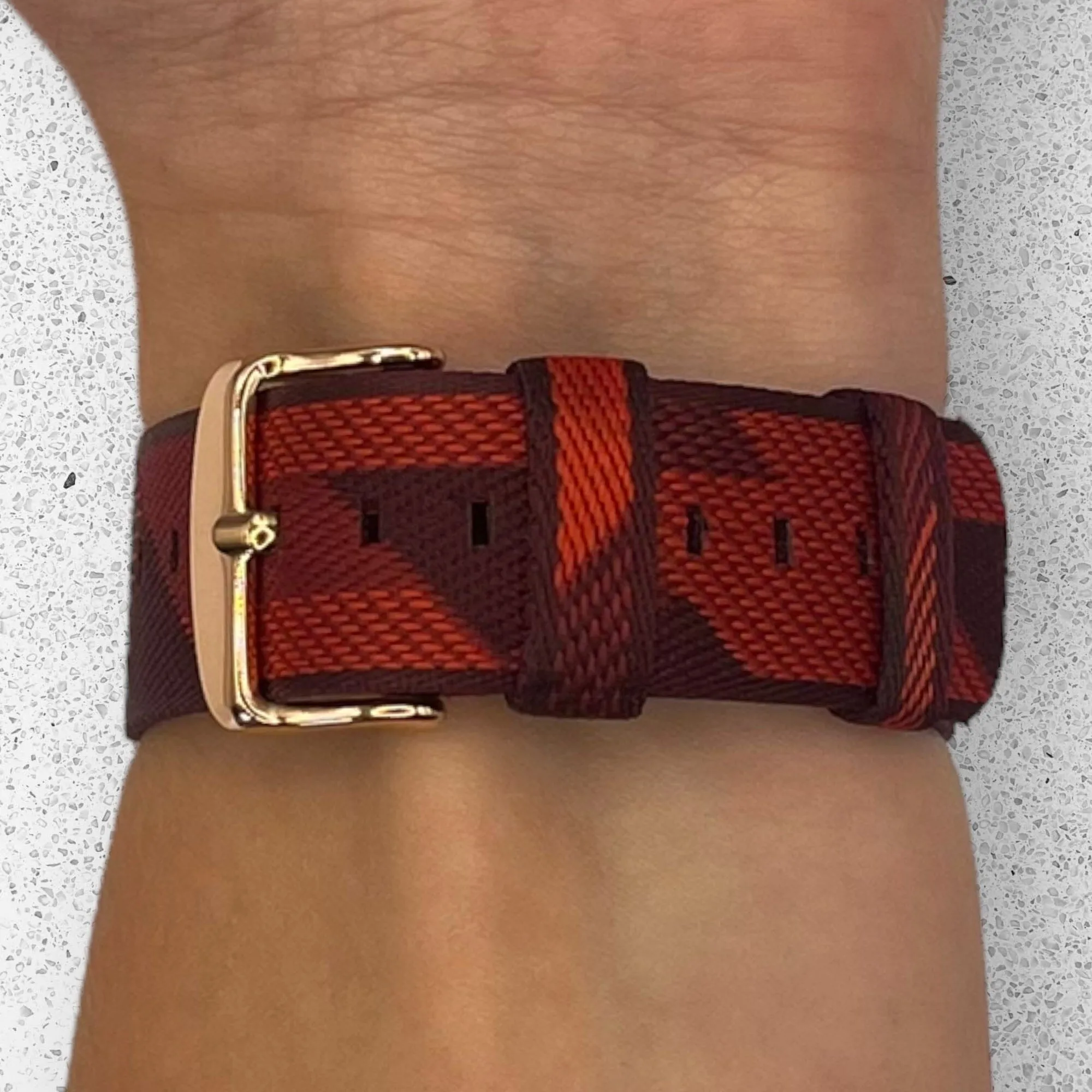 Stylish Canvas Watch Straps Compatible with Ticwatch GTX