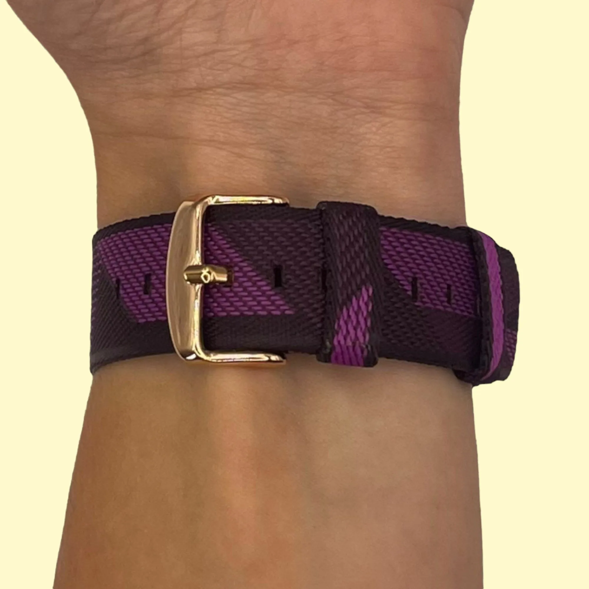 Stylish Canvas Watch Straps Compatible with Universal 20mm Straps
