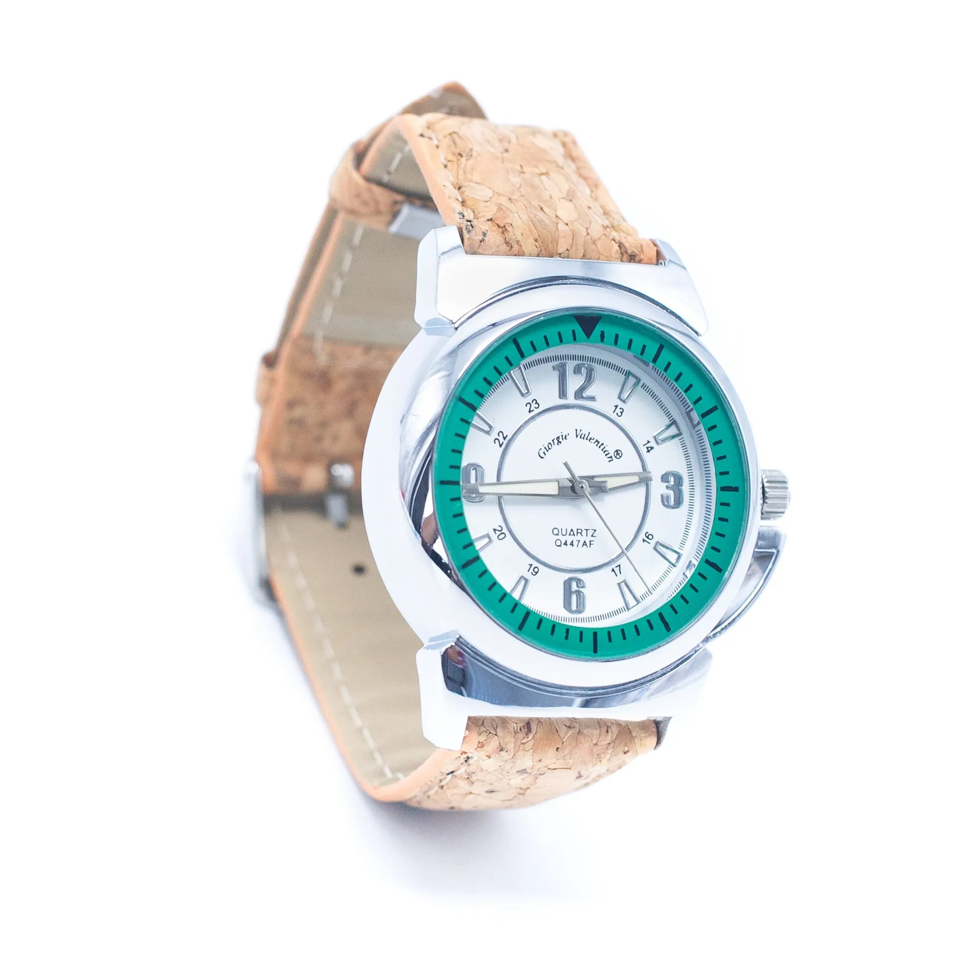 Stylish Casual Watch with Natural Cork Watch Strap WA-357