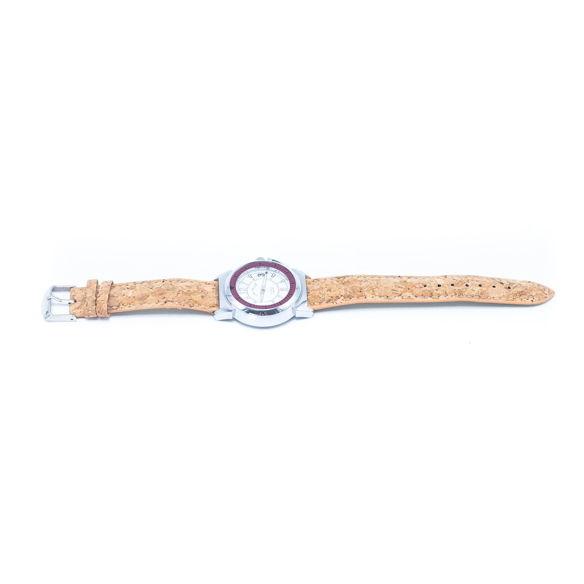 Stylish Casual Watch with Natural Cork Watch Strap WA-357